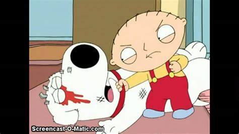 family guy stewie beats up brian